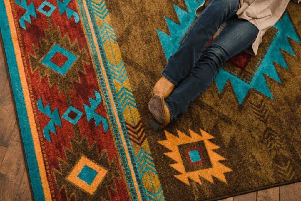 Whiskey River Turquoise Rug On Sale Now & Free Shipping