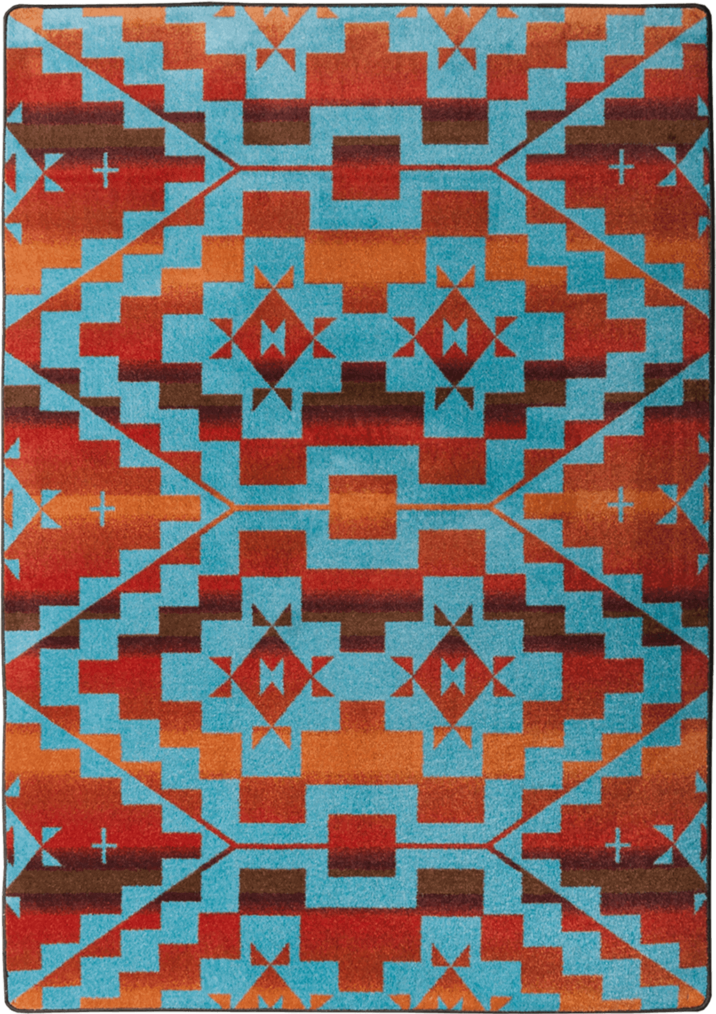Red Trail Rug Sacred Trail Red Burst Rug On Sale Now - SW Rugs Depot