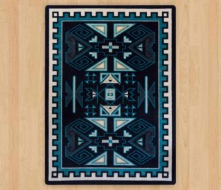 four rams contemporary rug