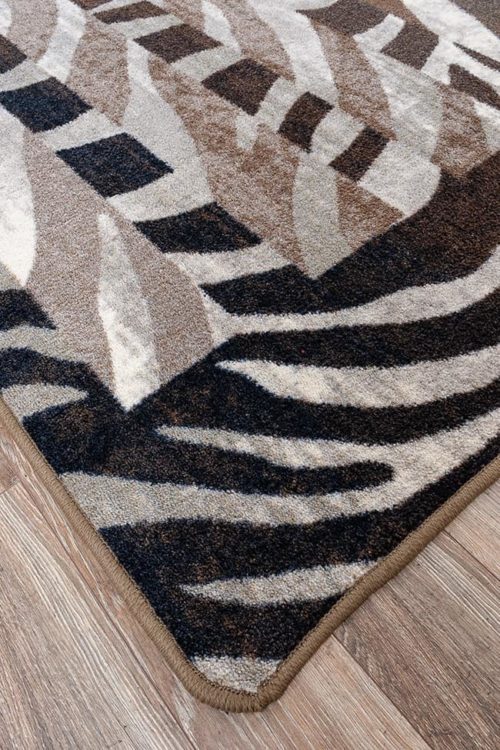 levels zebra rug corner