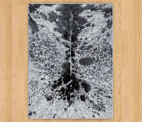 pioneer longhorn black and white rug