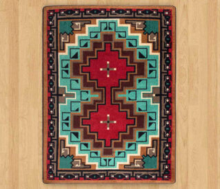 Reservations Turquoise Rug