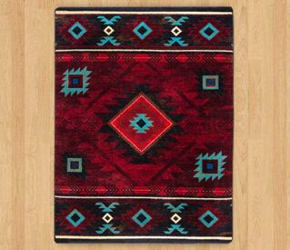 Whiskey River Red Rug