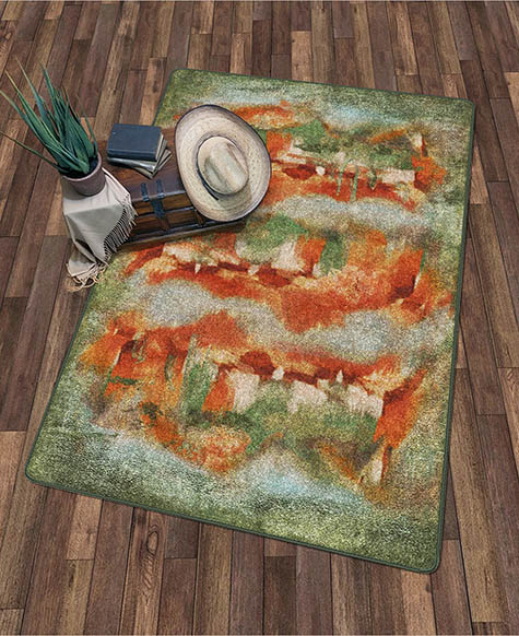 southwest impressions sunset floor rug